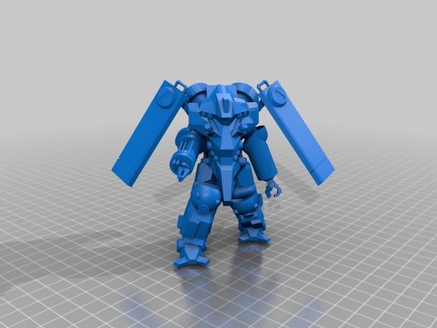madox-01 mecha figure 19 échelle de modèle les robots 3D print model - Mito3D