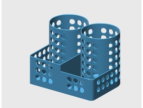 masa Organizatör v2 stifthalter ofis 3d print model - Mito3D