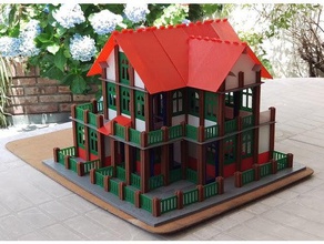 mobaco retro juego de construcción los juguetes edificios casa juegos constructor infantil la diversión modelos estilo estructuras 3d print model - Mito3D