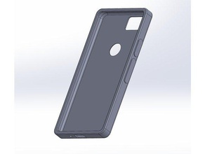 flexable pixel 2 case mobile phone 3d print model - Mito3D