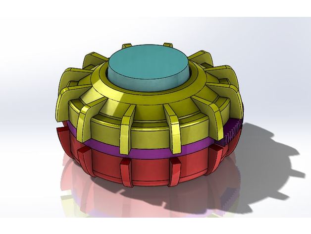 ap aiuto alla formazione di miniera in scala reale sport all'aperto softair mina militare 3D print model - Mito3D