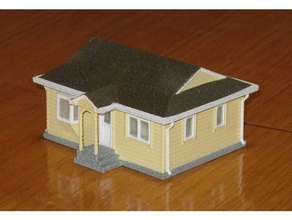 ho scale Mieter Haus Gebäude Strukturen 3d print model - Mito3D