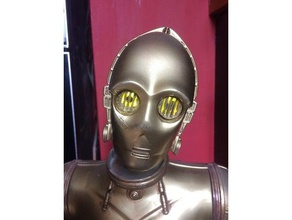 yedek c3po jakks pacific 31 inç gözler oyuncak oyun aksesuarlar 3d print model - Mito3D