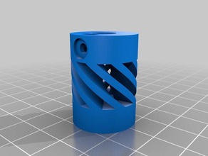 meine angepasste flexible Kupplung Maschine tools 3d print model - Mito3D