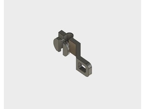 curtain rail clip household 3d print model - Mito3D