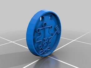 amulet purson jewelry 3d print model - Mito3D