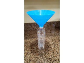 soda bottle funnel kitchen dining 3d print model - Mito3D
