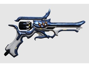 perla pistolet sculptures warframe 3d print model - Mito3D
