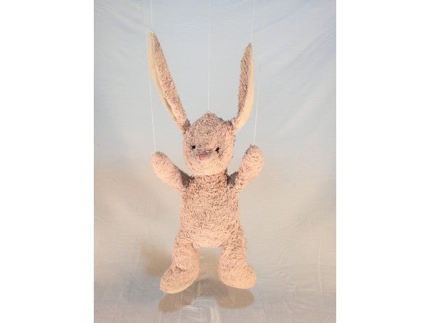 bunny 2 art animal de peluche juguete 3D print model - Mito3D