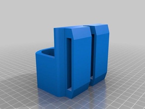 güncelleştirilmiş nerf rakip mag holderbelt bağlı diy top magholder nerfgun blaster 3d print model - Mito3D
