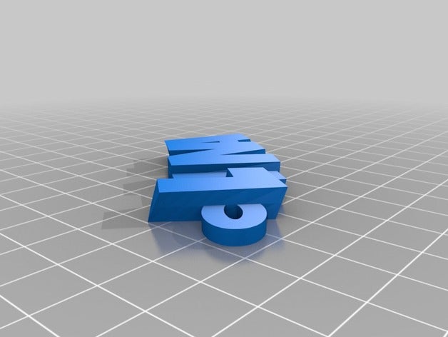 lina de porte-clés personnalisé 3D print model - Mito3D