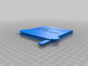 v3 d-die db marking template assembly 3d printing dumbbell 3d print model - Mito3D