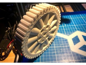 parametrik tekerlek ev barbekü değiştirme 3d print model - Mito3D