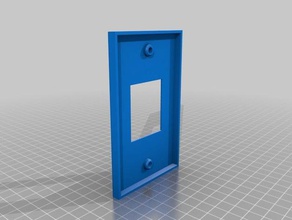 espelho tomadainterruptorcampainha wall switch decor 3d print model - Mito3D