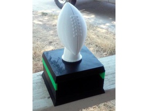 football trophy coaster holder starter set household coasters decor gift kit nfl 3d print model - Mito3D