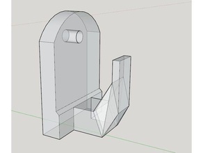 simple wall hook organization hooks 3d print model - Mito3D