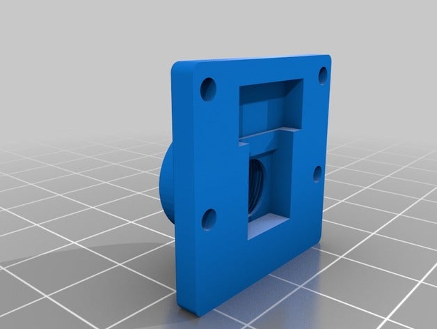 support de lentille rpi camera v2 l'électronique 3D print model - Mito3D