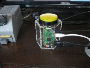 raspberry pi zero button case lasercut tools 3d print model - Mito3D