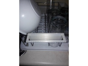 pano de prato titular a cozinha jantar limpa rack secagem pia filtro 3d print model - Mito3D