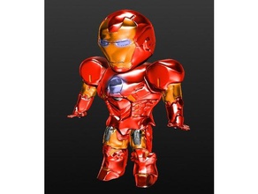 sd iron man model robots ironman marvel super deformed 3d print model - Mito3D