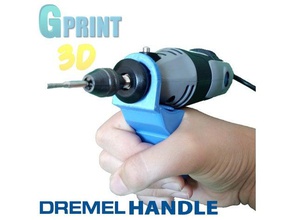 dremel handle poign&eacutee pour rotary tool 3d printing accessories attachment holder poigne 3d print model - Mito3D