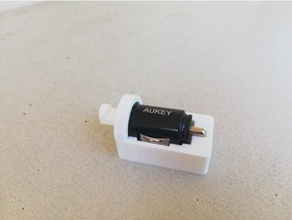 caricabatteria da auto aukey cc-s1 supporto strumento di tirare parti caricabatterie usb freecad 3d print model - Mito3D