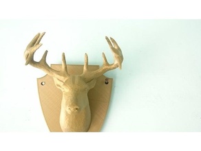 ciervo gancho de la percha decoración 3d print model - Mito3D