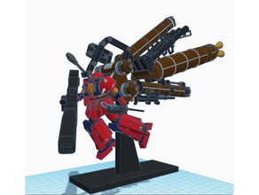 psico zaku gundam thunderbolt modello i robot zeon 3d print model - Mito3D