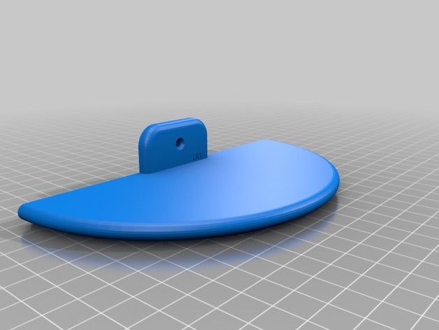 mini étagère décor miniature arrondis petit 3D print model - Mito3D