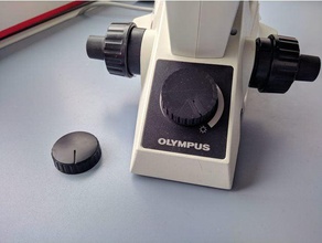 microscope light control knob olympus ck30 parts 3d print model - Mito3D