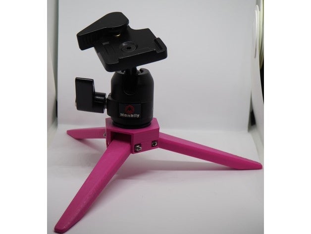 compatto da tavolo treppiede stativ la fotocamera di montaggio videocamera kamera kamerastativ 3D print model - Mito3D