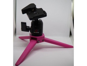 kompakt masa tripod stativ kamera monte edin kamerastativ 3d print model - Mito3D