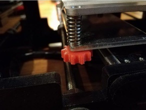 anet a8 hotbed adjust thumbscrew 3d printer parts upgrade nut 3d print model - Mito3D