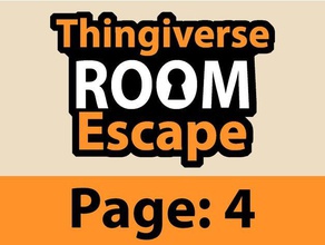 tre page 4 puzzles escaperoom escape room 3d print model - Mito3D