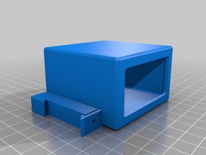 60 x35 din psu holder thick walls organization customized 3d print model - Mito3D