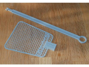 fly swatter dalek-model household fliegenklatsche 3d print model - Mito3D