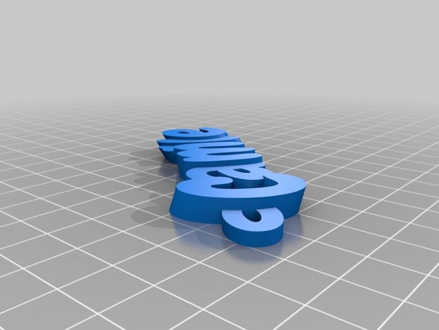 camille Schlüsselanhänger angepasst 3D print model - Mito3D
