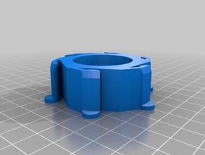 meu personalizados spool de hub adaptador 55mm 3d a impressora partes 3d print model - Mito3D