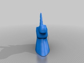 testa di unicorno 3d stampa 3d print model - Mito3D