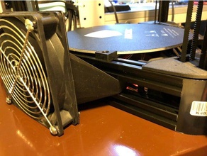 base fan duct anycubic kossel linear plus 3d Drucker - Zubehör 3d print model - Mito3D