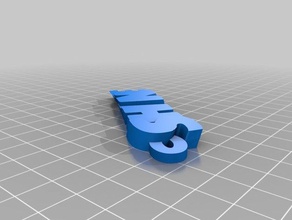 shane jeneratör Anahtarlık iamburnys özelleştirilmiş 3d print model - Mito3D