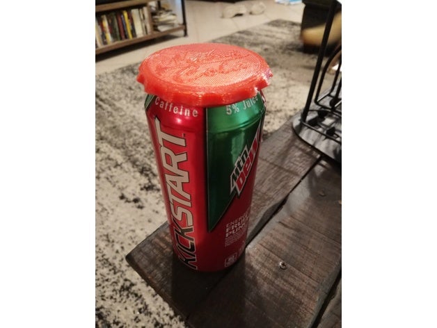 nuka cola can lid food drink cover fallout 3D print model - Mito3D
