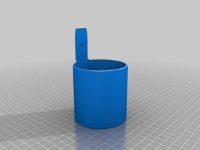 12oz soda beer wall mount holder household supplies 3d print model - Mito3D