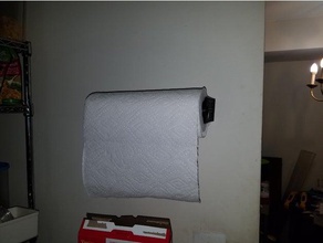 paper towel holder kitchen dining 3d print model - Mito3D
