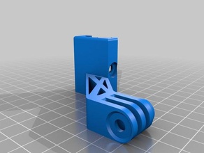 gopro mount schuin 3d printing 3d print model - Mito3D