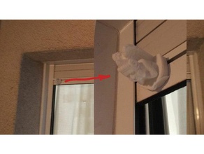 thinking gargoyle window blind stopper household supplies blender windows 3d print model - Mito3D