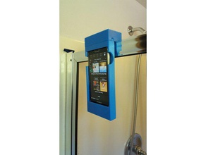 shower stall phone holderspeaker amplifier bathroom 3d print model - Mito3D