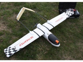 -kuyruk üst ayraç skyhunter rc araç uçak kuyruk ters tam boyut 3d print model - Mito3D