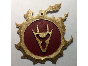 final fantasy xiv dragoon icône dalamud des signes les logos ffxiv 3d print model - Mito3D