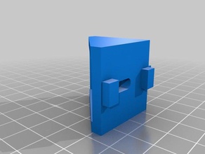 t-slot 30x30 profile corner hole 4mm diy 3d print model - Mito3D